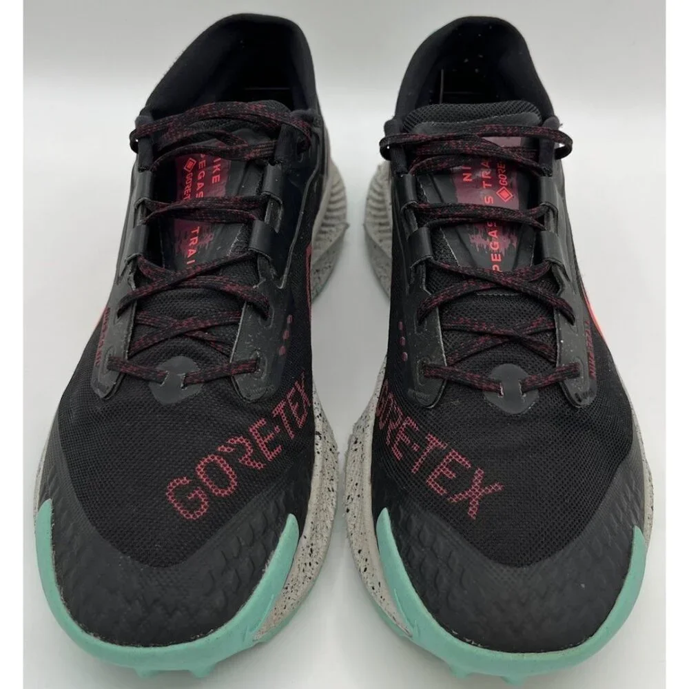 Nike Men’s Pegasus Trail 3 GORE-TEX Running Shoes Black/Red Size 11.5 DC8793-002 - Picture 2 of 11
